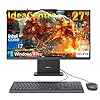 Lenovo IdeaCentre AIO 27″ FHD All-in-One Desktop Computer, Intel Core i7-13620H 10-Core up to 4.9GHz, 64GB DDR5 RAM, 2TB SSD, WiFi 6, Bluetooth 5.2, HDMI, Webcam, Windows 11 Pro, Luna Grey