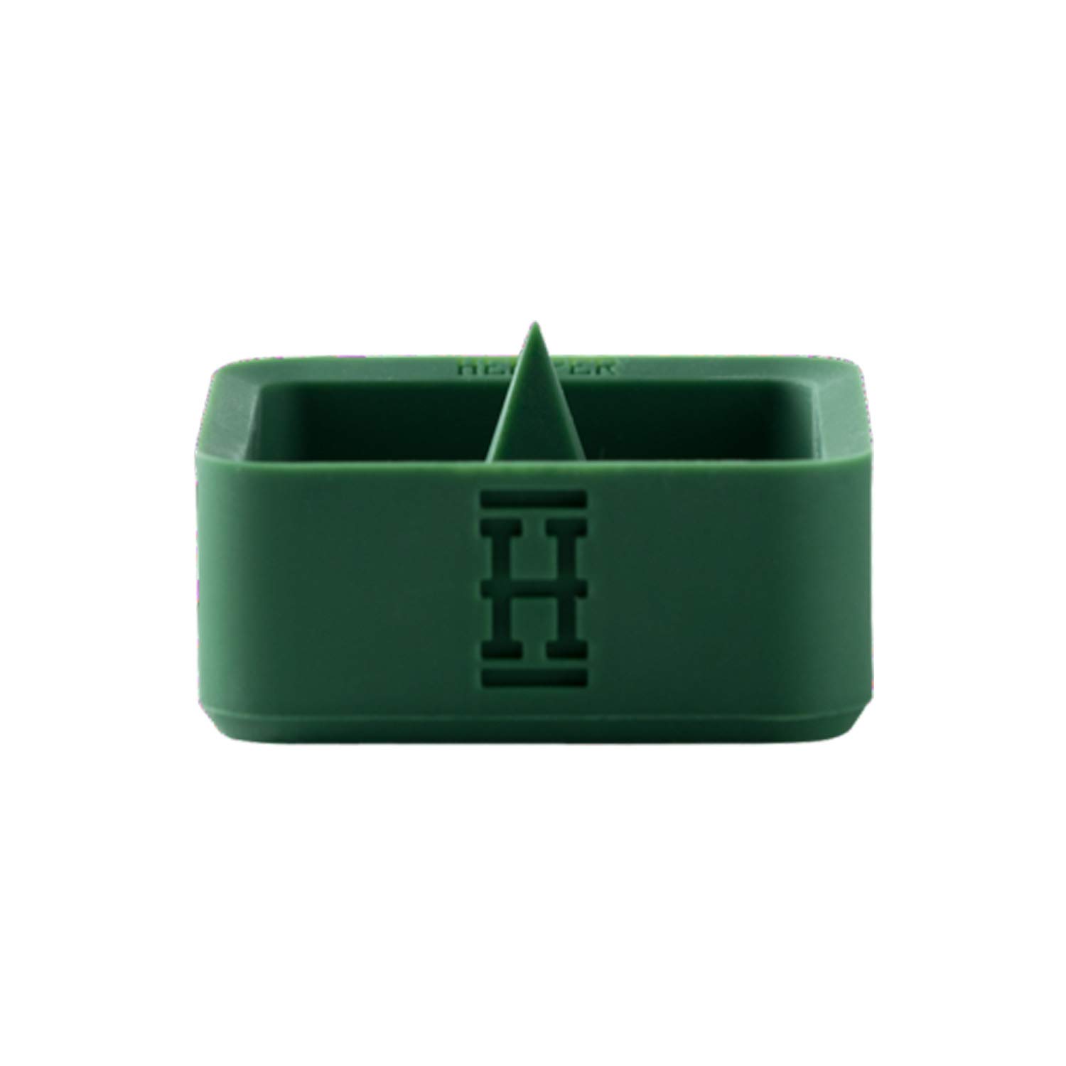 HemperCache Ashtray Unbreakable Silicone With Poker - Ash Holder for Smokers,Desktop Smoking Ash Tray for Home Office Decoration - Green