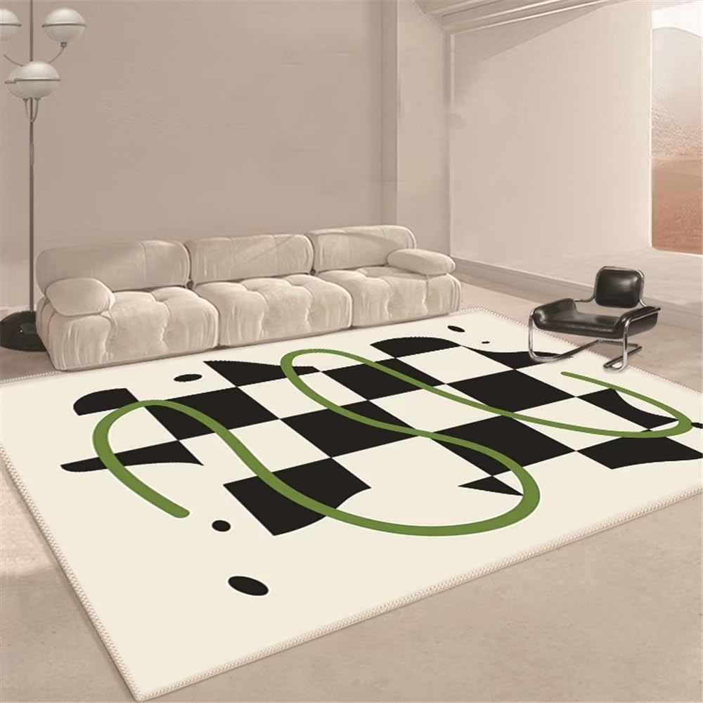 Moquette extérieur de terrasse et grand tapis noir confort pour enfant