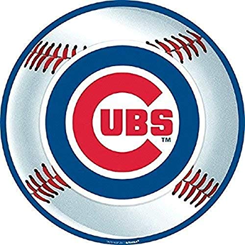 Amscan Multicolor Chicago Cubs Round Paper Cutouts - 3