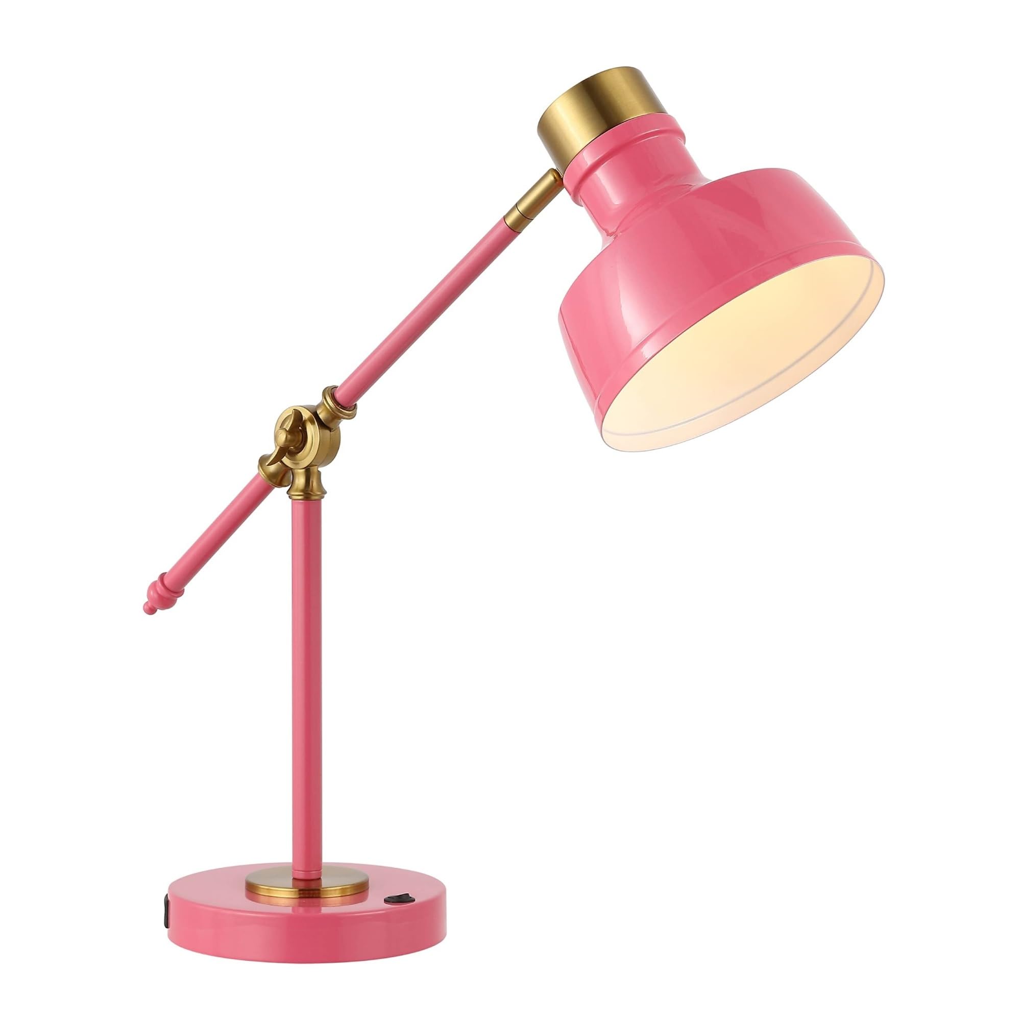 18.5" Adjustable Cantilever LED Desk Lamp with USB Charging 