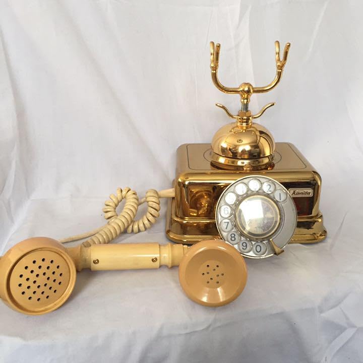 レトロ電話 アンティーク 浪漫電話 昭和レトロ 電話 KT4-FN