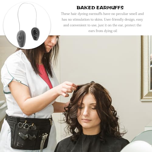 nolitoy silicone ear covers for hair dyeing protective ear sleeves for hair salon and home use prevent heat and water damage comfortable fit