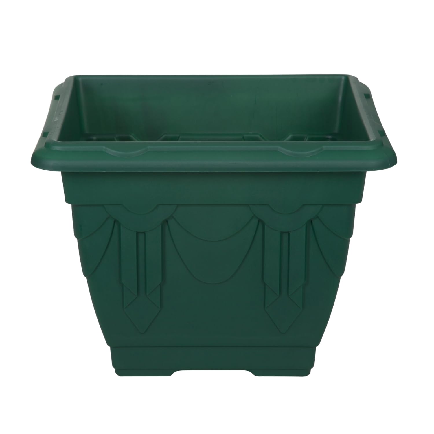 Whitefurze G02048 22cm Square Venetian Planter - Forest Green โ image 1