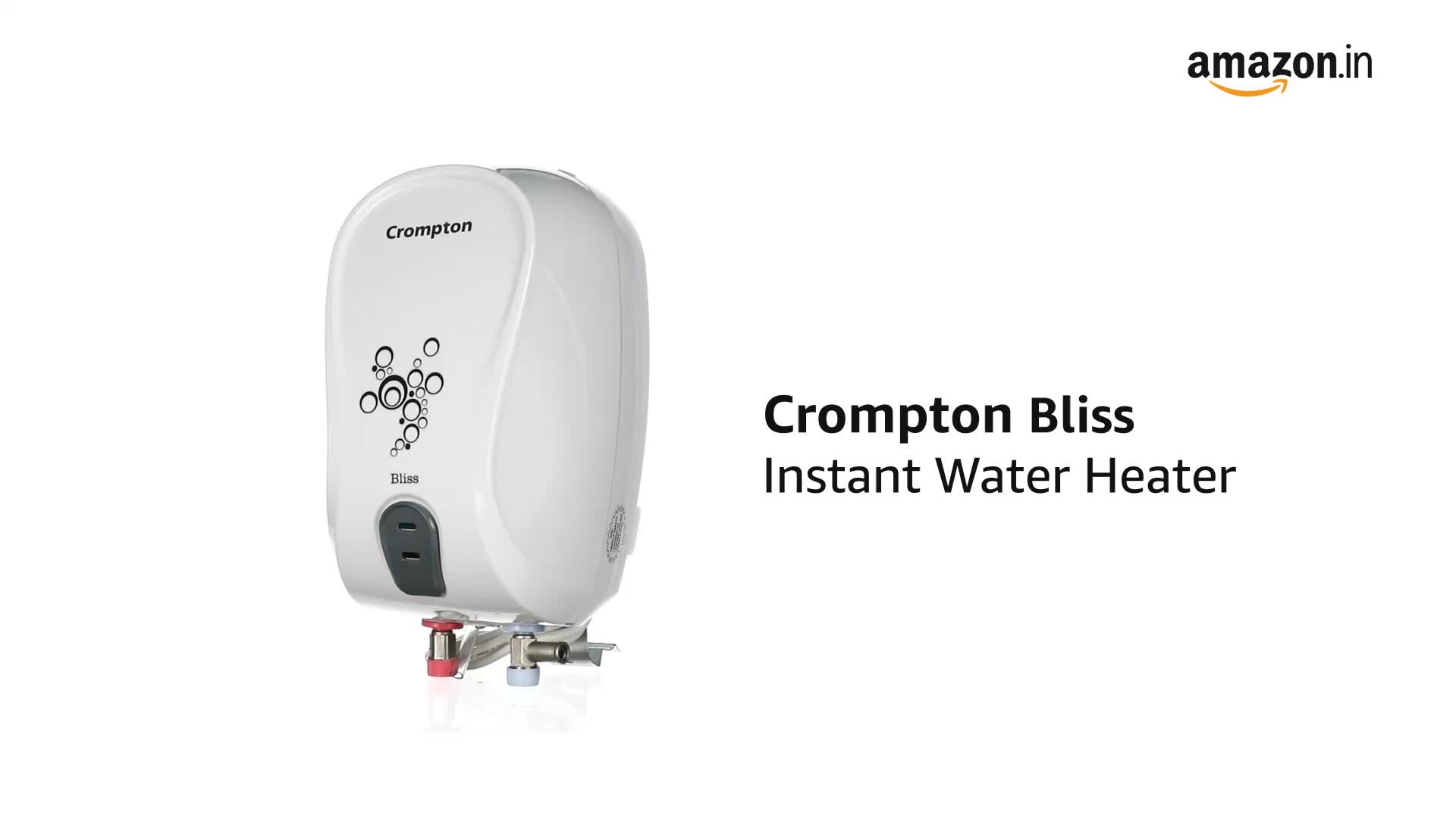 Crompton Bliss 3Litre Instant Water Heater (White)