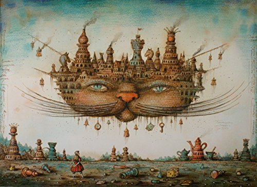 Artifact Puzzles - Tyukanov Cheshire Cat Wooden Jigsaw Puzzle