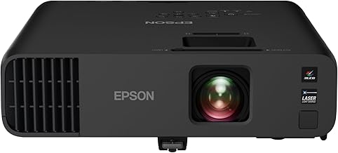 Epson Pro EX11000 3-Chip 3LCD Full HD 1080p Wireless Laser Projector, 4,600 Lumens Color/White Brightness, Miracast, 2 HDM...