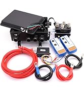 Torkettle 12V 500A Winch Solenoid Contactor Relay with Box and Twin Wireless Remote Control Kit f...