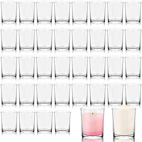 36 Pack Glass Tealight Candle Holder, Clear Glass Votive Candle Holder Bulk For Wedding Centerpieces ,Party Decorations And Home Decor #TOP8