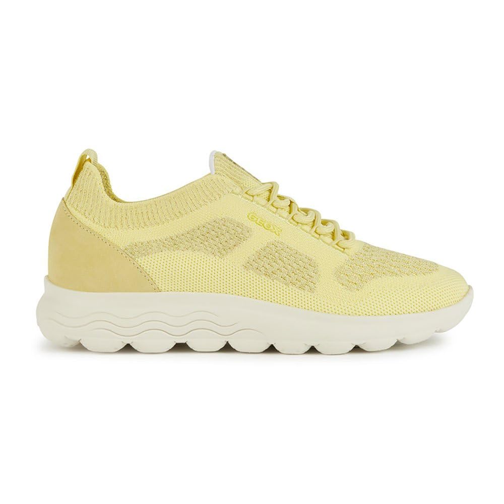 Geox Women's D Spherica A Trainers, Lt Yellow, 2.5 UK