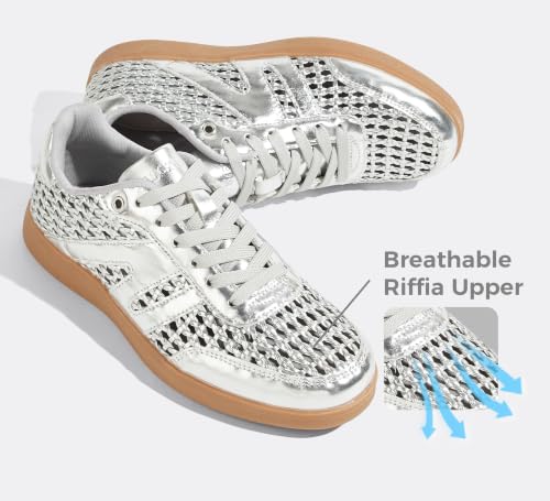Image of LUCKY STEP Women Retro Gum Sole Fashion Sneakers