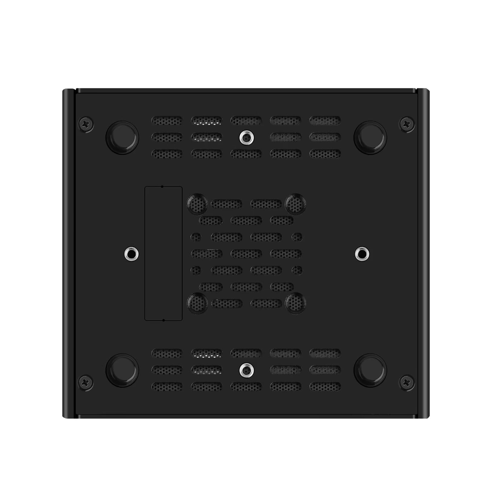 SJRC Pentium J3710 Fanless Mini PC, 4 x 2,5 GbE LAN, OPNsense Micro Firewall Appliance Dual 4K HD/DP, Desktop Compact PC 8 GB DDR3 RAM 256 GB SSD, RJ45 COM, 2 x USB 3.0 do domowego biura