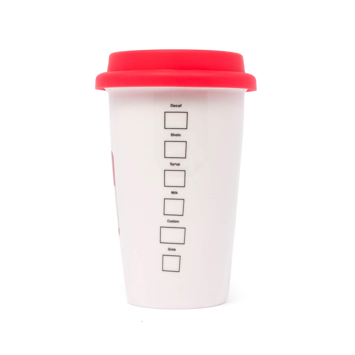 Tazza con coperchio in silicone 300ml - LET IT SNOW