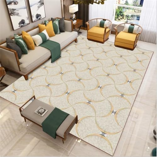 Tapis de canapé design antidérapant pour sécuriser le salon moderne - 2