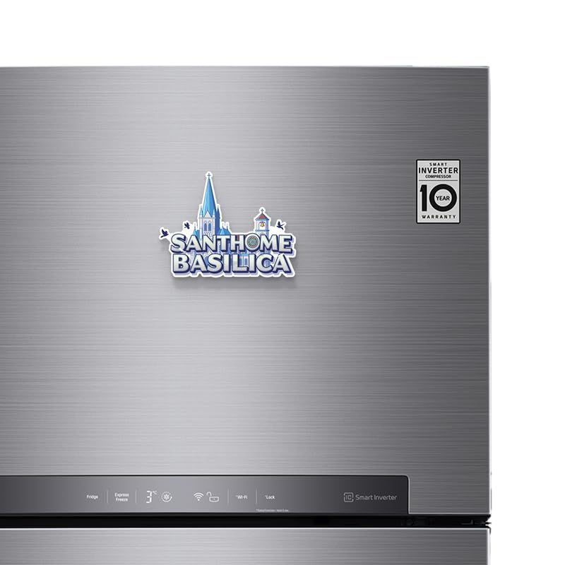 Image of Santhome Fridge Magnets, Glossy Finish, Stylish Magnet for Fridge, Wardrobe & Metal Surfaces