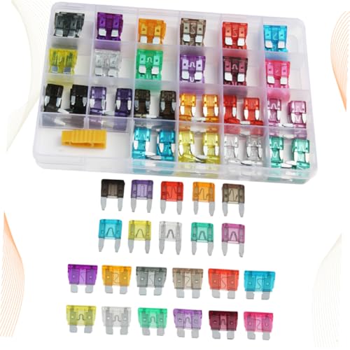 Set de 242 fusibles mini para autos tipo inserto, repuesto automotriz miniatura 3