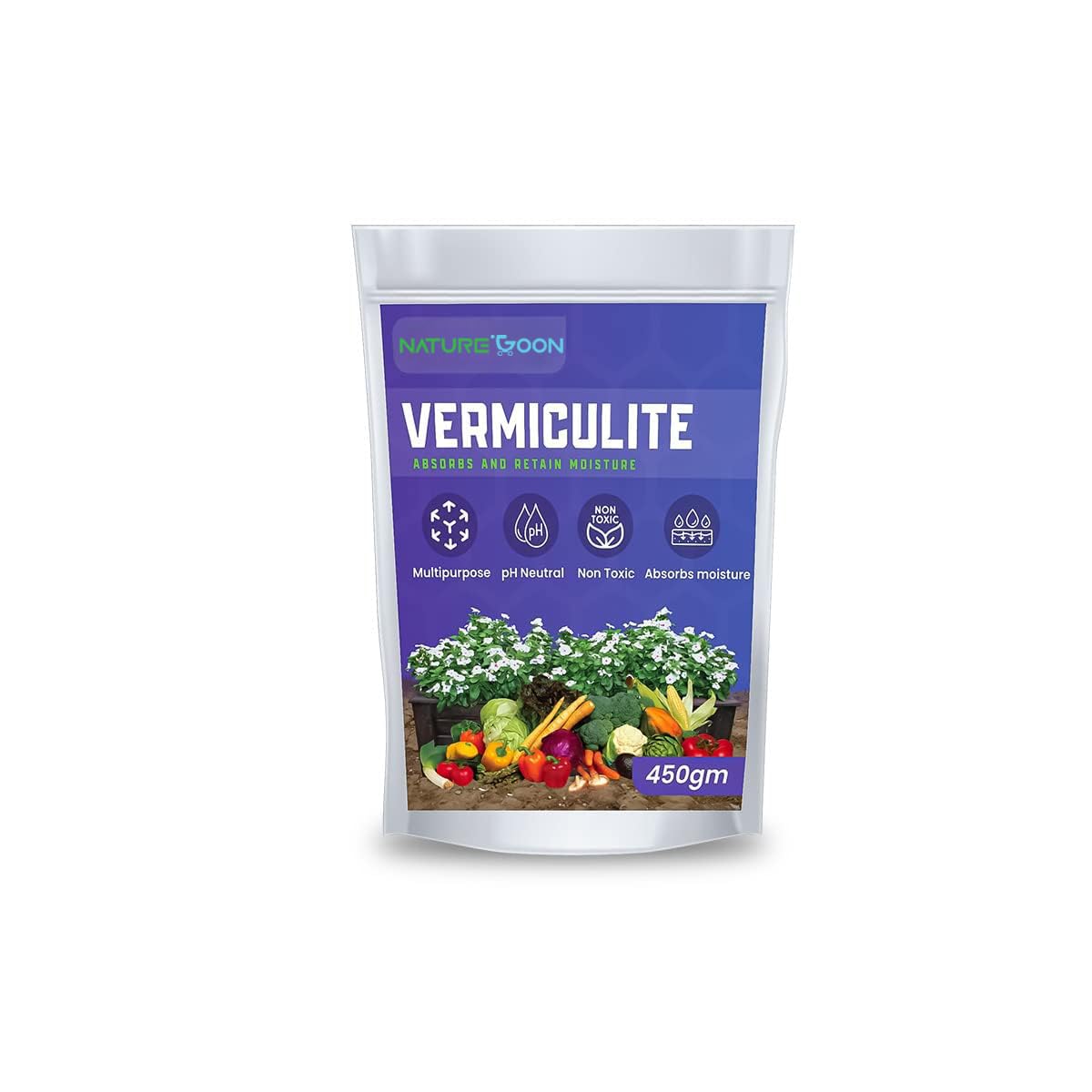 Naturegoon Vermiculite For Plants 450 Gm Gardening And Hydroponics