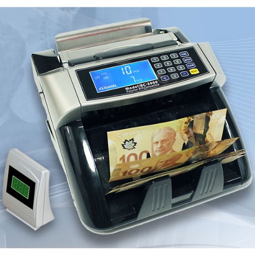 NUOVO. polimero & Paper Canadese & USD Moneta Bill Contatore di plastica Contatore di banconote CAD