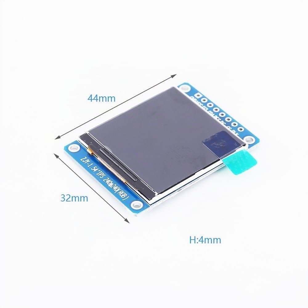 Module d'affichage LCD TFT, module d'affichage TFT-LCD RGB SPI de 1,54 pouce avec pilote ST7789, 240 x 240 pixels, 3,3 V, IPS-LCD