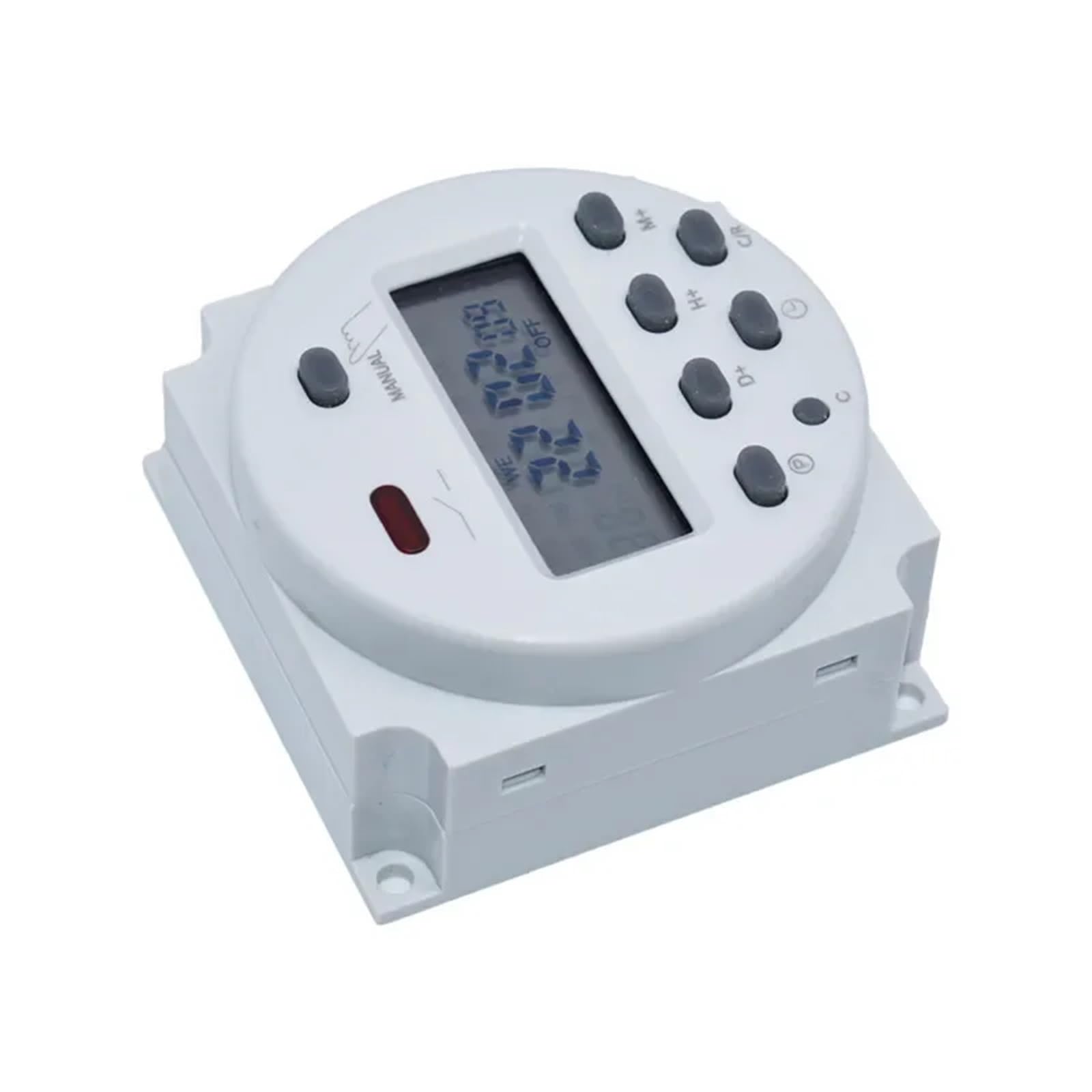 Temporizador de 220 V, 110 V, 24 V, 12 V, CN101A, temporizador de alimentación digital, relé programable, interruptor de tiempo, 16 A, CN101 (cubierta de cable de temporizador, 12 V)