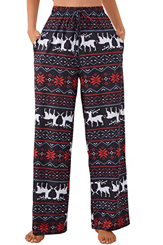 Image of X-Image Women Comfy Casual Pajama Pants with Pockets & Drawstring