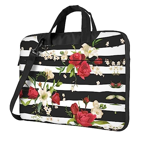 Sacoche à bandoulière pour ordinateur portable 13 14 pouces anti-choc motif vue sous-marine