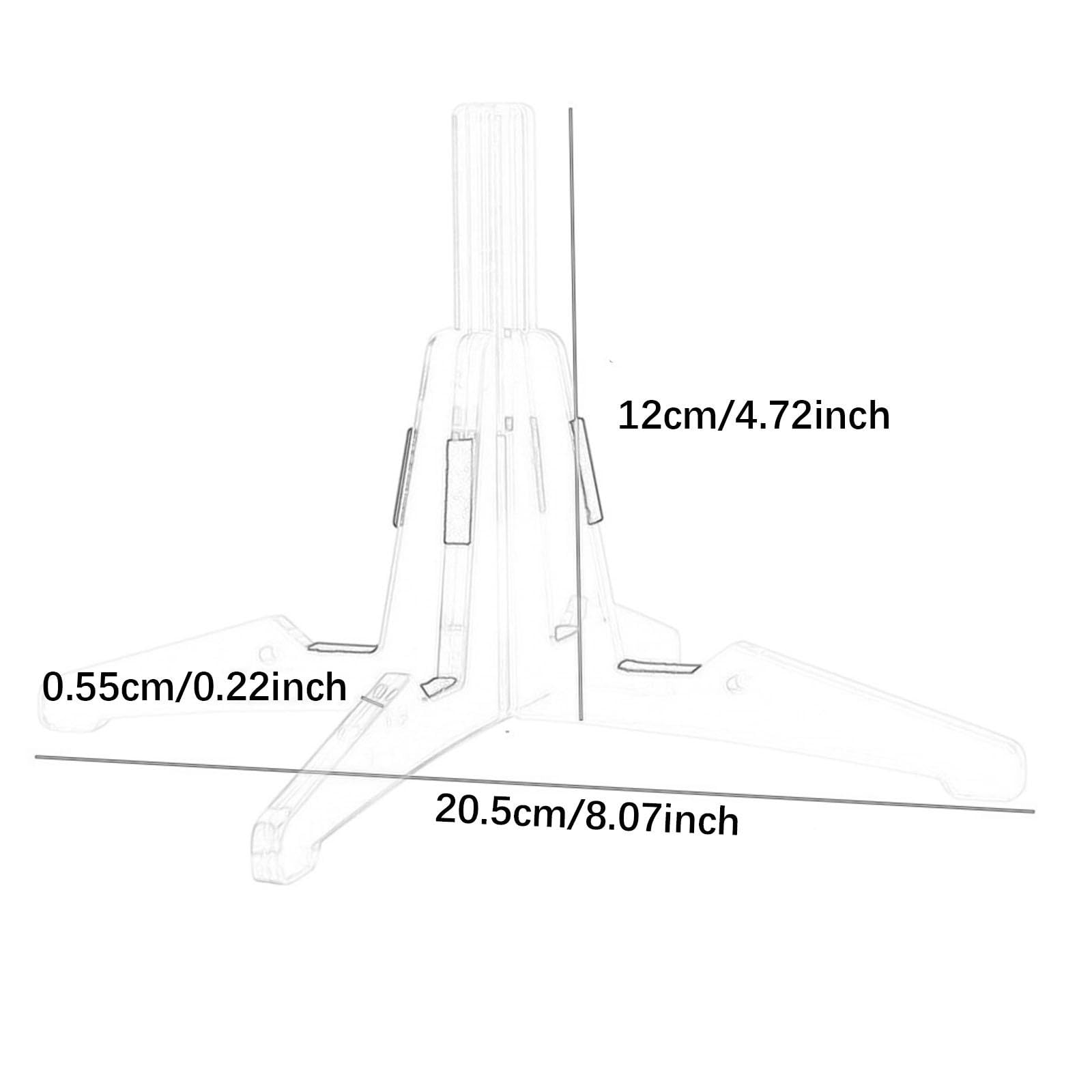 Menolana Clarinet Stand Support, Scratch Resistant, Stable Multipurpose Compact Detachable Display Rack Floor Bracket for Oboe Flute, with felt pad