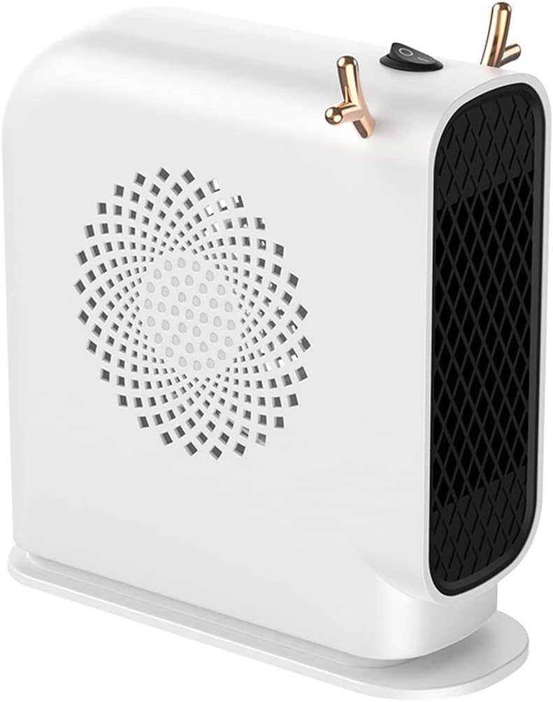 Electric Radiator Heater Energy Efficient Space Heater 500w Quiet with Negative Ion Function and Fan Heater ECO Mode with Overheat Protection and Tilt Protectionr for rooms up to 215 square feet