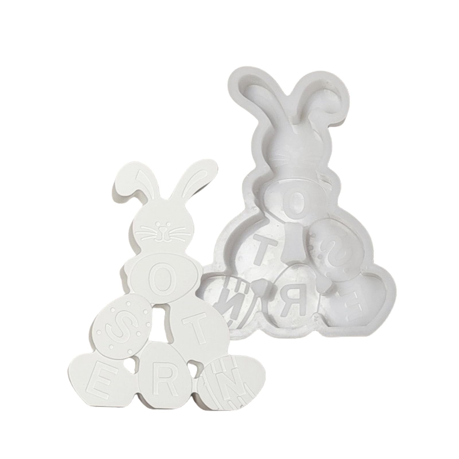 Kalttoy Stacking Eggs Bunnies Silicone Molds for Soap Epoxy Resin Silicone Molds for Art Craft Project Soap