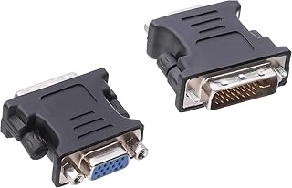 وصلة DVI ذكر إلى VGA أنثى من جي باور - لون أسود