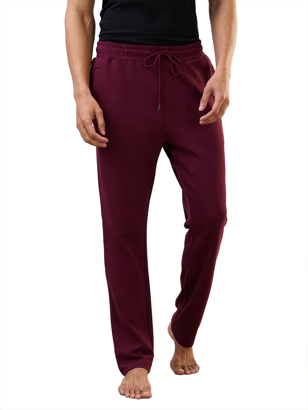 raymond SleepZ Men Regular Fit Solid Pattern Cotton Polyester Blend Trackpant-picture-31