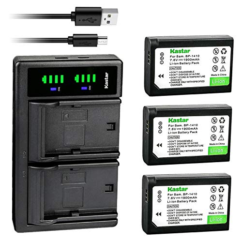 Kastar 3-pack battery and ltd2 usb charger replacement for samsun…