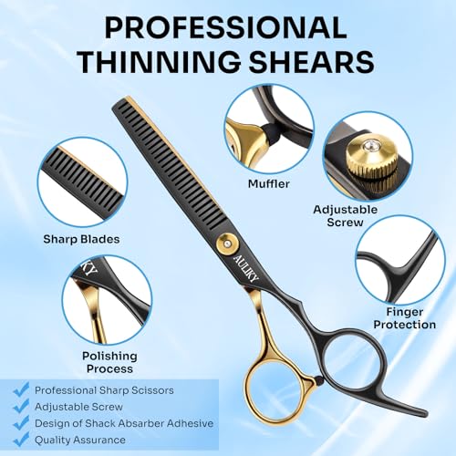 Auliky PINK Hair Cutting Scissors Shears Kits thumb #2