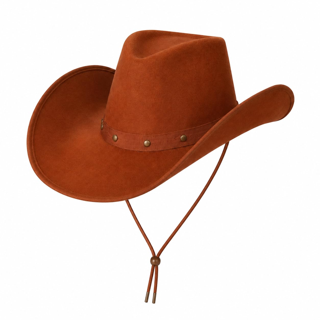 Wicked Costumes Brown Cowboy Hat for Men & Women – Country Western Rancher Fancy Dress Hat for Rodeo, Festivals & Country Music Events