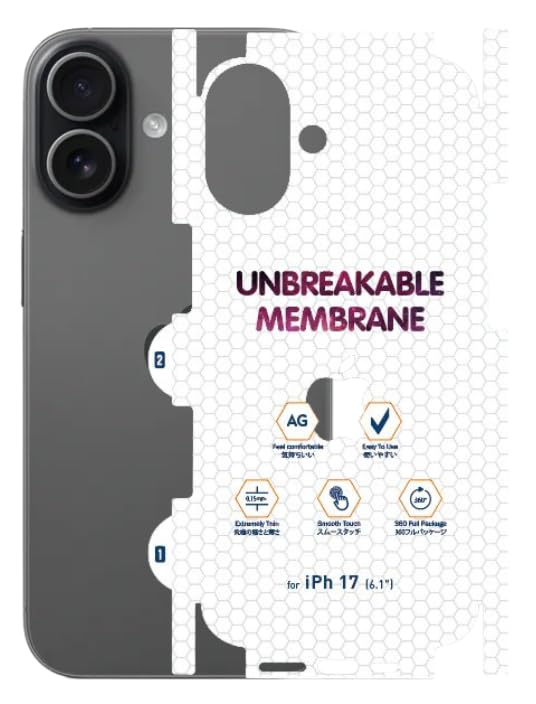 Cospire - Back Skin Compatible with iphone 17 Back Screen Guard, Anti-Scratch, Anti-Fingerprint, Hydrogel Film All Sides Site Protective/Matte Back-image-19