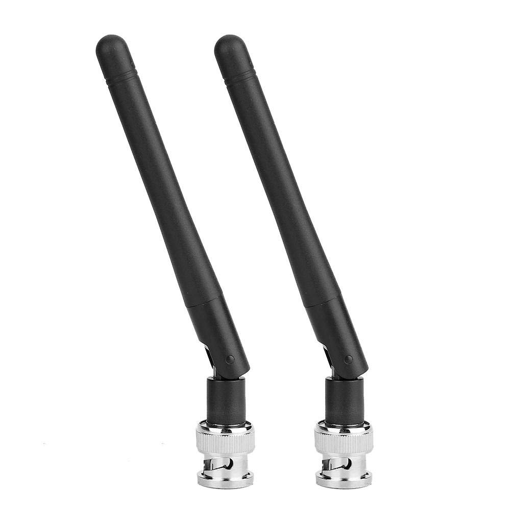 2Pcs UHF Antennas, UHF Antenna with BNC Connector 780-830MHz for EW100 EW300 EW500 G3 Receiver HM, 4.5inch