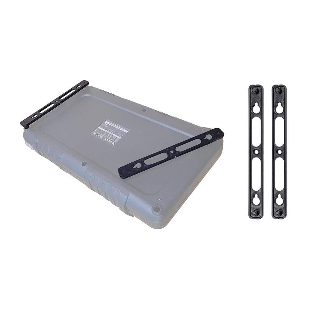 StealthMounts Double Charger Mount Compatible with Makita DC18RD – 1 Pack Wall Mount Charger Holders & Workshop Organiser Brackets for Power Tool Chargers