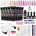 Kit Unghie Gel Completo con 36W U V/LED Lampada, Phoenixy 8 Colori Kit...