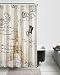 Casa Paris Gold Foil Shower Curtain, 72x72