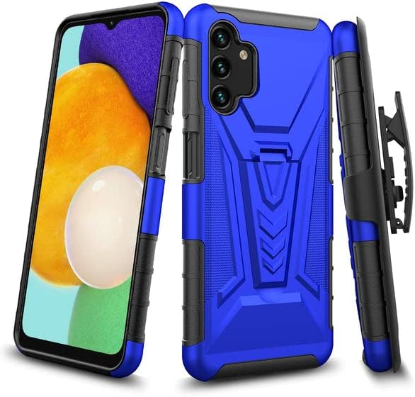 Miniatura 4 de Galaxy Wireless Funda para Samsung Galaxy A14 5G Funda Con Protector De Pantalla De Vidrio Templado Cubierta Híbrida Con Soporte Soporte Teléfono