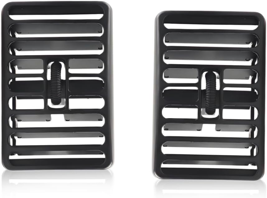 2PCS Front Air Grille AC Vent for J'eep Wrangler TJ 1997-2006, J'eep Cherokee XJ 1997-2001 Console Center Dashboard Vents Louver Outlet Air Conditioning Heater Vents Replaces 5FS10DX9