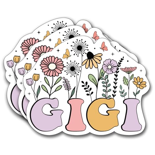 Autocollants Gigi : protégez et identifiez votre ordinateur et vos gobelets