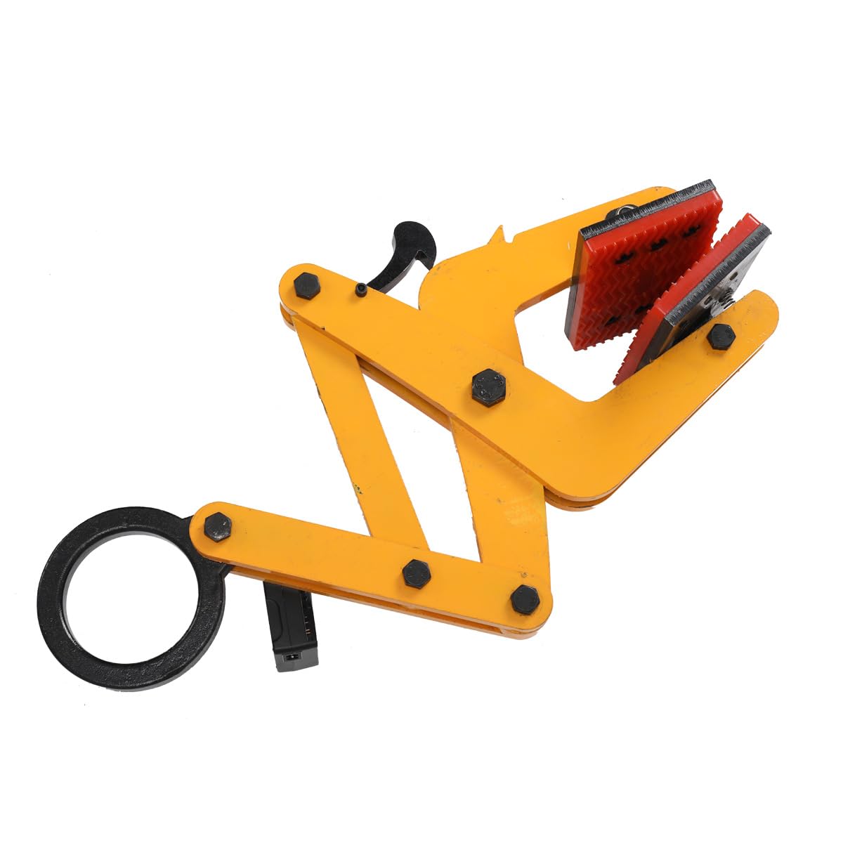 Pinze di Pietra Morsetto di Sollevamento 390 kg, Pinza Regolabile Antiscivolo 0–6,5 cm per Sollevamento e Trasporto Pietra, Granito, Marmo e Cemento, Uso Cantiere e Gru