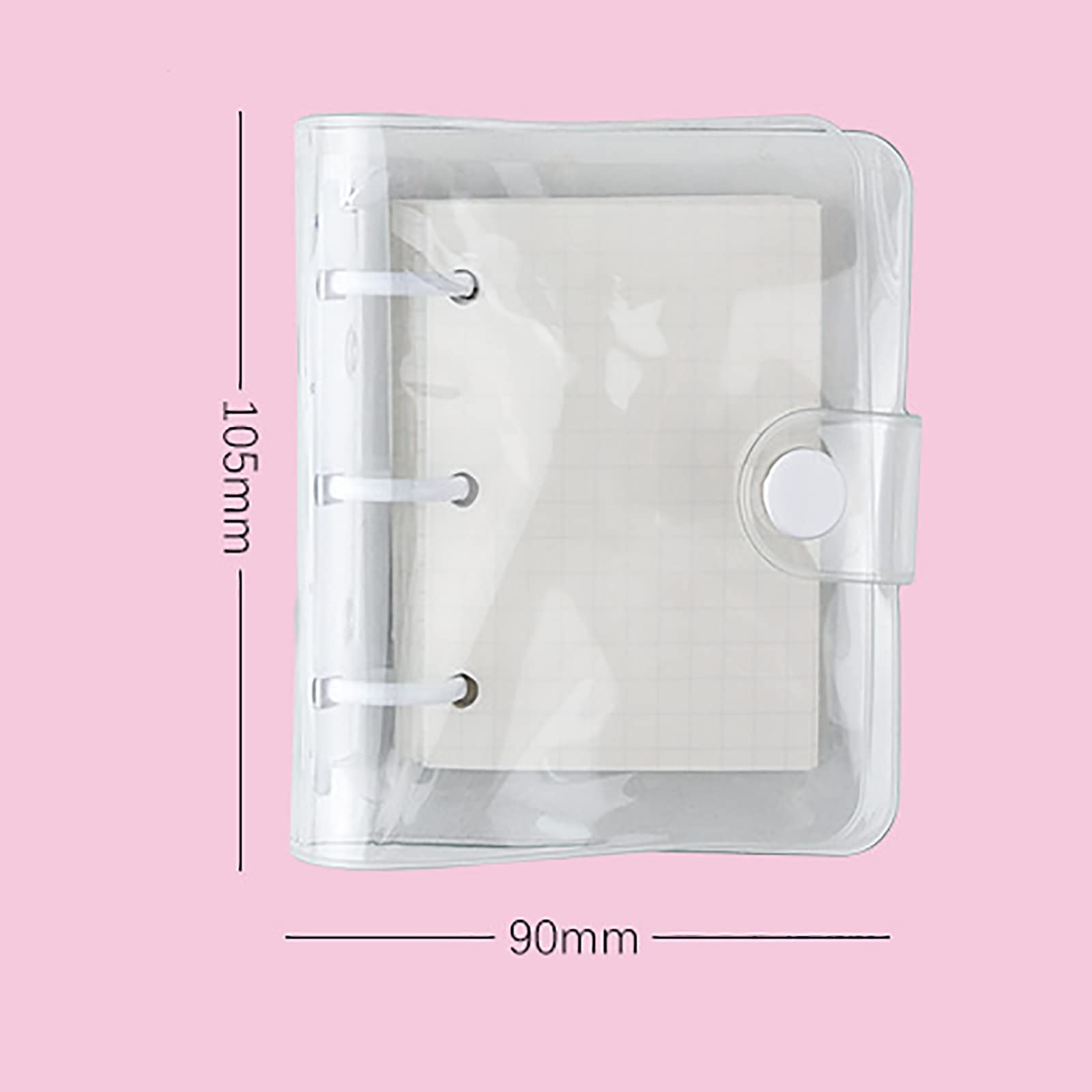 Amazon.co.jp: ミニシステム手帳 3穴バインダー トレカケース