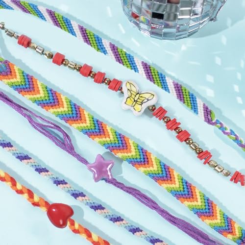 STMT D.I.Y. Rainbow Bead Case, Includes Over 500 Jewelry Making Supplies, Including Cute Beads for Jewelry Making, Bracelet Charms, Storage Case, Friendship Bracelet Kit, Teen Girl Gifts - image 6