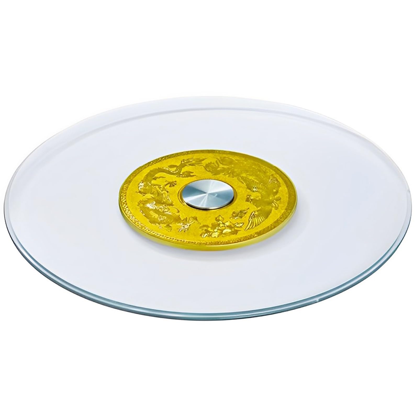 Verre trempé rond pour table salle à manger, plateau bistrot durable