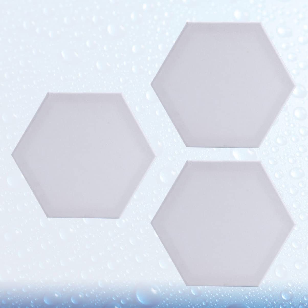 Veemoon 3 Tableros Hexagonales de Algodón y Estables para Pintura al Óleo, Lienzos Blancos Fáciles de Transportar para Dibujo Artístico y Bricolaje