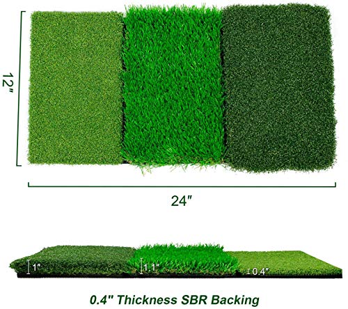 CRESTGOLF-Alfombrilla-de-Golf-para-Golpear-3-en-1-Plegable-Antideslizante-para-Hierba-practica-para-triturar-cesped-Alfombrilla-de-Golf-para-Patio-Trasero-para-Conducir-y-Entrenar-Golf