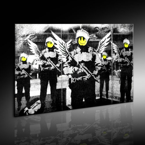 artfactory24 Banksy Graffiti Street Art toile image châssis  Impressions d'art, toile Photos, images, Poster mural, peinture, Pop Art Décoration