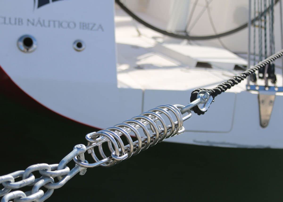 Molla ormeggio Inox - Ammortizzatore per Ormeggio per Scafi da 5mt a 11mt